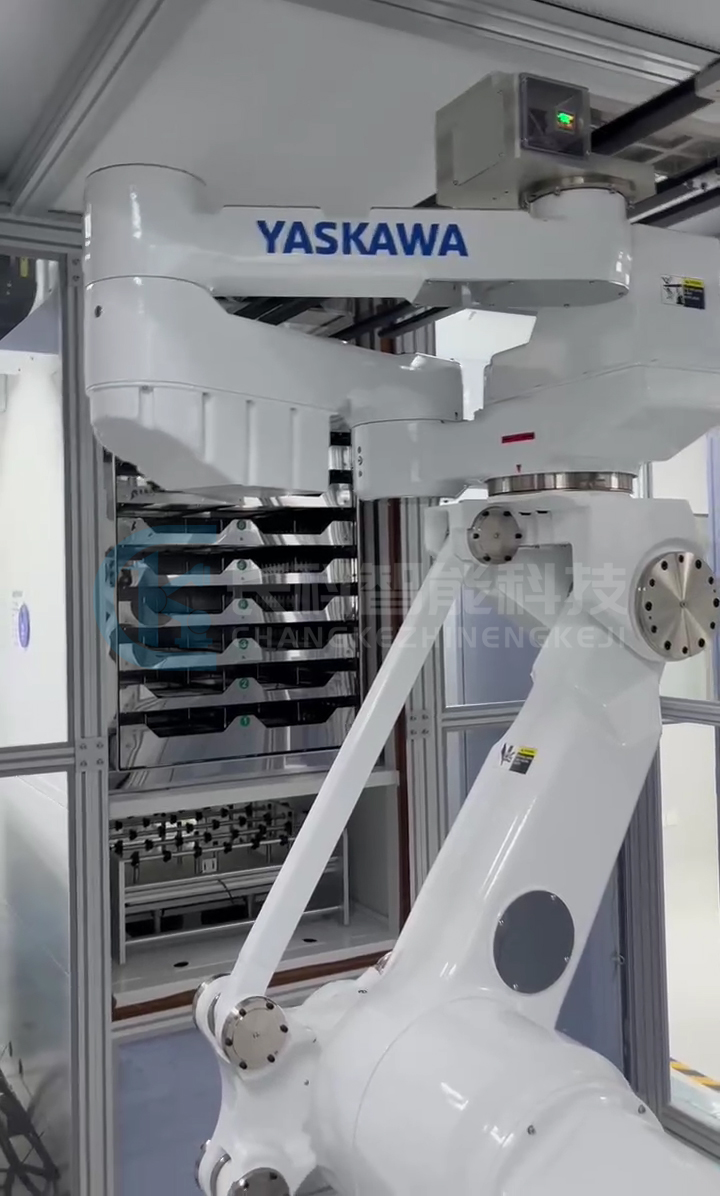 安川機(jī)器人取放鈣鈦礦玻璃基板 安川機(jī)器人取放鈣鈦礦玻璃基板